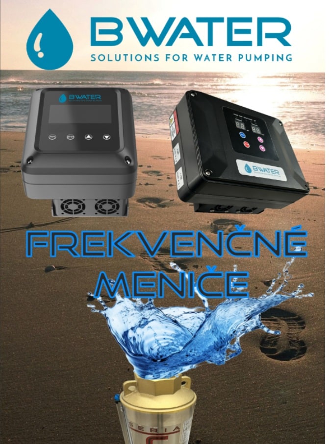 Frekvenčné meniče pre riadenie odstredivých čerpadiel.